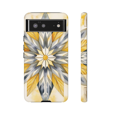 Sunshine Bloom Mosaic - Impact Resistant Phone Case Google Pixel 6 Matte